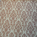 Designer Damask Floral Fabric Curtain Brocade 140cm