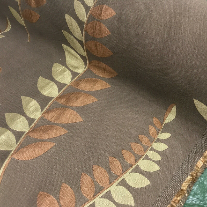 Floral Leaves Curtain Brocade Upholstery Fabric 140cm