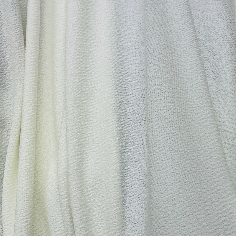 Cream Stretch Cotton Viscose CREPE Jersey Abaya / Leotards Dress Fabric 150 cm