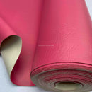 Vinyl Faux Leather Fabric 140cm, Cerise Pink