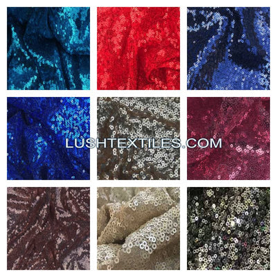 All Over Sequins On Net Fabric - Bull Ring Fabrics