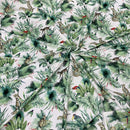 Amazon Tropical Digital Print Plush Velvet Curtain Fabric, Natural - Bull Ring Fabrics