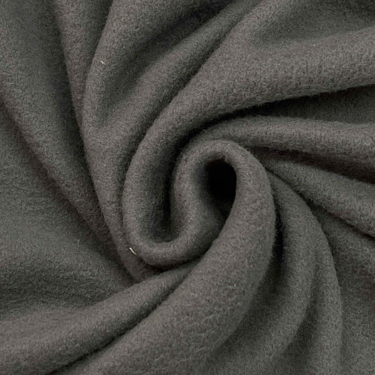 Anti Pil Polar Fleece Fabric 150cm, Dark Grey - Bull Ring Fabrics