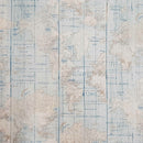 Atlantic Ocean Map Print Cotton Craft Curtain Upholstery Fabric - Bull Ring Fabrics