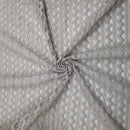 Aztec Cotton Lace Dress Fabric, Taupe - Bull Ring Fabrics