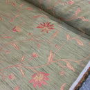 Daisy Flowers Floral Soie Slub Rideau Tissu Coussins D'ameublement Décor À La Maison