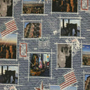 Digital Print Cotton Rich Fabric Curtain Craft Upholstery 140cm