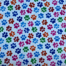 Dogs Paws Polar Fleece Fabric Dog Beds Blanket