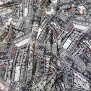 DESIGNER QUALITY VISCOSE MAROCAINE CREPE DRESS FABRIC - 135cm WIDE Ecru - GEMMA