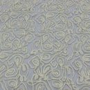 Cream Flower Lace Mermaid Hem Cami Lace Wedding Fabric Net Wedding Crop Dress