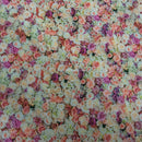 Tissu artisanal en coton numérique à imprimé de roses florales