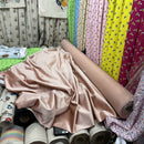 Bellissimo Plush Velvet Curtain Fabric, Blush Pink - Bull Ring Fabrics
