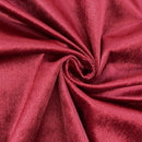 Bellissimo Plush Velvet Curtain Fabric, Dark Red - Bull Ring Fabrics