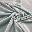 Bellissimo Plush Velvet Curtain Fabric, Mint Green - Bull Ring Fabrics
