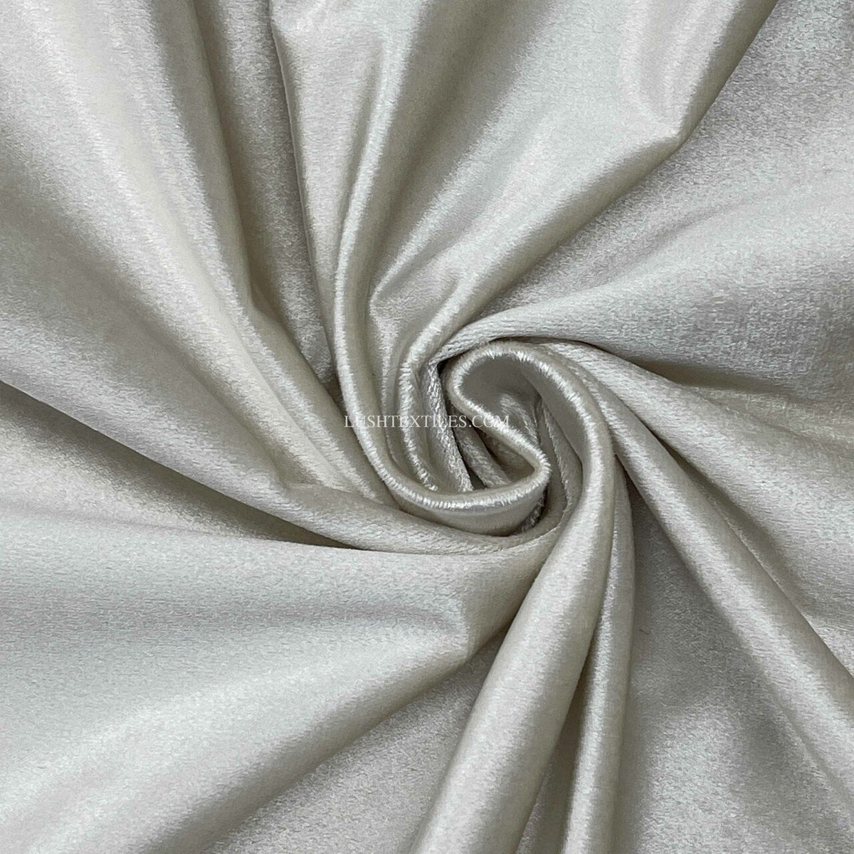 Bellissimo Plush Velvet Curtain Fabric, Stone - Bull Ring Fabrics