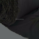 Black Cotton Viscose Crepe Stretch Jersey Abaya Dress Fabric 150 cm - Bull Ring Fabrics