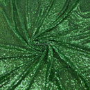 Bling Sequins Net Fabric, Emerald Green - Bull Ring Fabrics