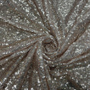 Bling Sequins Net Fabric, Rose Gold - Bull Ring Fabrics