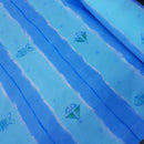BLUE NAUTICAL FISH & BOATS WATER RESISTANT RIPSTOP FABRIC MATERIAL BY THE METRE - Bull Ring Fabrics