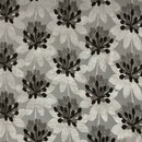 Brown Floral Flowers Heavy Upholstery Fabric 140cm, Beige - Bull Ring Fabrics