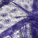 Budget Floral Flowers Lace Fabric - Bull Ring Fabrics