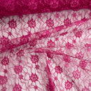 Budget Floral Flowers Lace Fabric - Bull Ring Fabrics