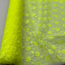 Budget Floral Flowers Lace Fabric - Bull Ring Fabrics