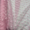 Budget Floral Flowers Lace Fabric - Bull Ring Fabrics