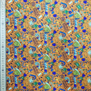Bugs & Spiders Cotton Poplin Fabric, Orange - Bull Ring Fabrics