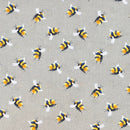 Bumble Bee 100% Cotton Craft Quilting Fabric 140cm Wide - Bull Ring Fabrics
