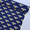 Bumblebee Rose & Hubble Cotton Poplin Dress Fabric - Bull Ring Fabrics