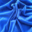 Plain Cotton Velvet Fabric Plush Theatre Costumes Material 112cm