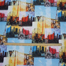 Digital Print Cotton Rich Fabric Curtain Craft Upholstery 140cm