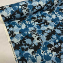 Camouflage Skulls Rose & Hubble Cotton Poplin Fabric - Bull Ring Fabrics