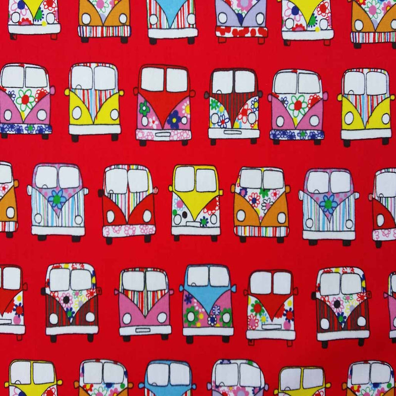 Camper Vans Rose & Hubble Cotton Poplin Dress Fabric