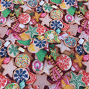 Christmas Cookies Print Digital Cotton Fabric - Bull Ring Fabrics