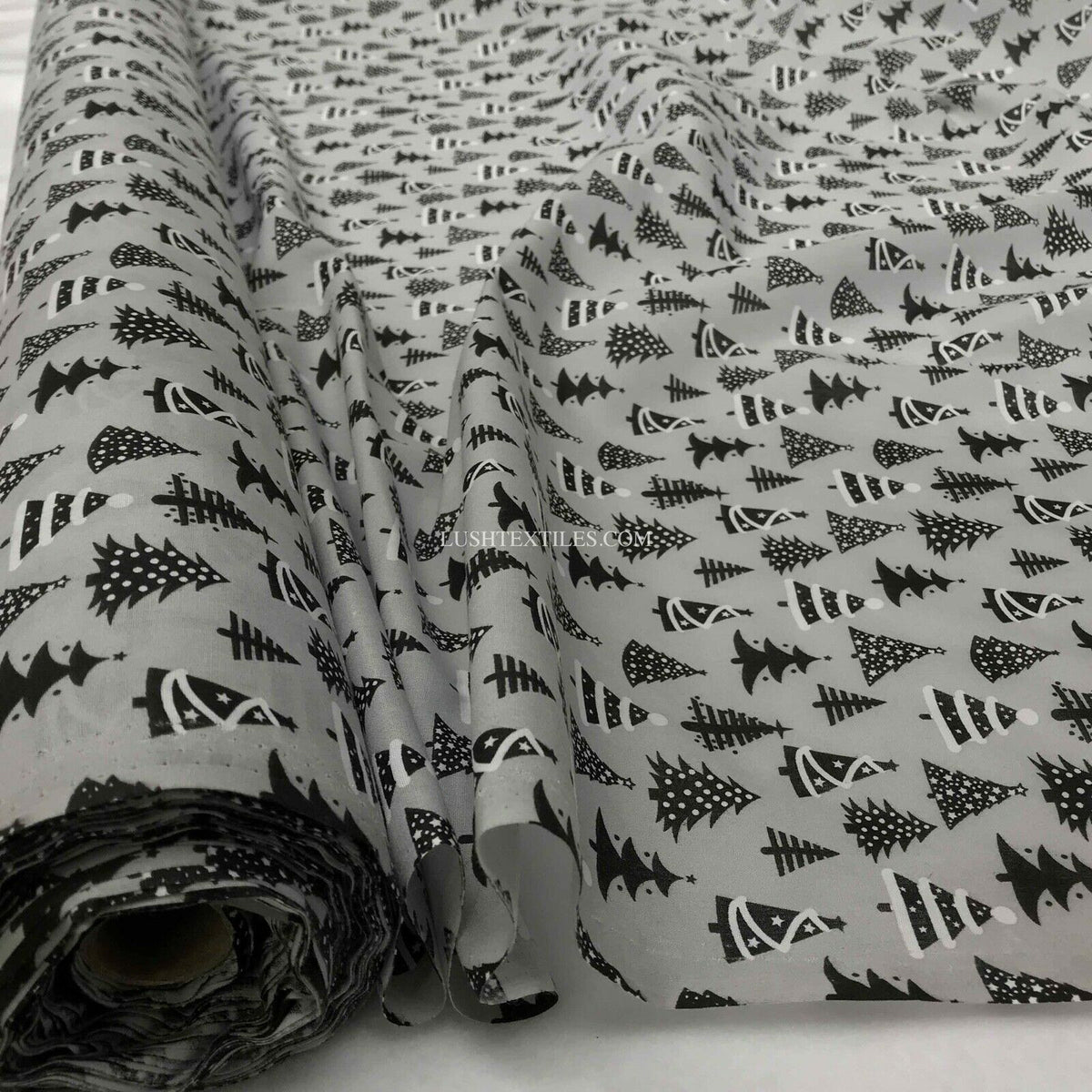 Christmas PolyCotton Fabric Xmas Crafts Material 45" - Bull Ring Fabrics