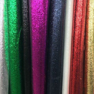 Chunky Glitter Vinyl Fabric Craft Wall Art 54" - Bull Ring Fabrics