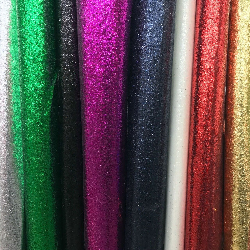 Chunky Glitter Vinyl Fabric Craft Wall Art 54" - Bull Ring Fabrics