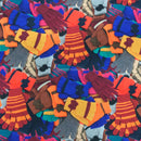 Cotton Digital Colour Print Designer Fabric Curtain Blinds Crafts Upholstery - Bull Ring Fabrics