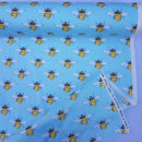 Cotton Poplin Bumble Bees Rose & Hubble Dress Quilting Fabric 45" - Bull Ring Fabrics