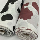 COW Spots Print PolyCotton Fabric Crafts Kids Fun Craft Dress Material, 112cm - Bull Ring Fabrics