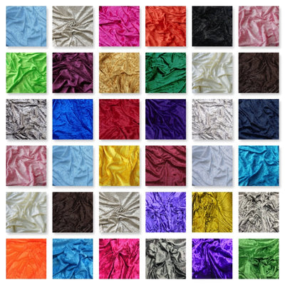 Crushed Velvet Velour Dress Fabric - Bull Ring Fabrics