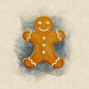 Cushion Picture Panel, Gingerbread Man - Bull Ring Fabrics