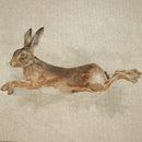 Cushion Picture Panel, Leaping Hare - Bull Ring Fabrics