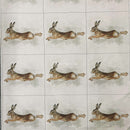 Cushion Picture Panel, Leaping Hare - Bull Ring Fabrics