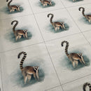 Cushion Picture Panel, Lemur - Bull Ring Fabrics