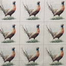 Cushion Picture Panel, Pheasant - Bull Ring Fabrics