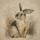 Cushion Picture Panel, Rabbit - Bull Ring Fabrics