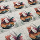 Cushion Picture Panel, Rooster - Bull Ring Fabrics